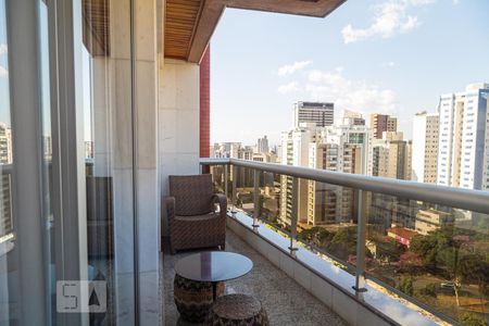 Varanda da Sala 1 e 2 de apartamento para alugar com 4 quartos, 280m² em Funcionários, Belo Horizonte