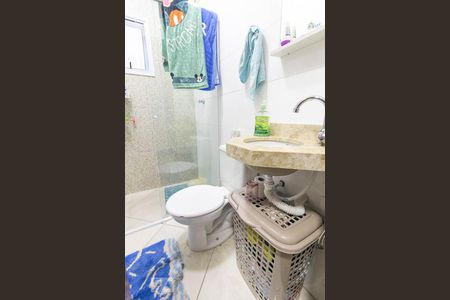 Banheiro  de apartamento para alugar com 3 quartos, 100m² em Jardim das Maravilhas, Santo André