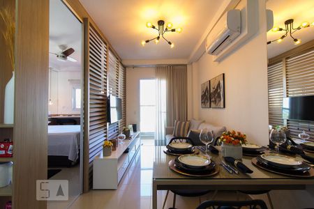 Sala de apartamento para alugar com 1 quarto, 34m² em Parque Campolim, Sorocaba