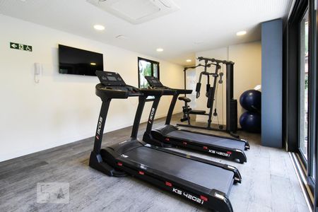 Studio para alugar com 25m², 1 quarto e sem vaga Studio para alugar com 25m², 1 quarto e sem vagaÁrea comum - Academia