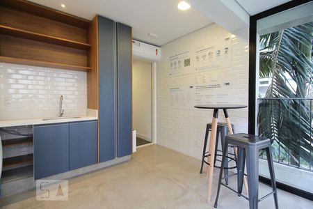 Studio para alugar com 25m², 1 quarto e sem vaga Studio para alugar com 25m², 1 quarto e sem vagaLavanderia