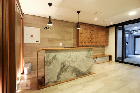 Studio para alugar com 25m², 1 quarto e sem vaga Studio para alugar com 25m², 1 quarto e sem vagaHall