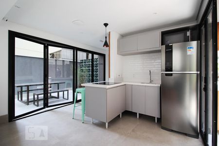 Studio para alugar com 25m², 1 quarto e sem vaga Studio para alugar com 25m², 1 quarto e sem vagaEspaço Gourmet