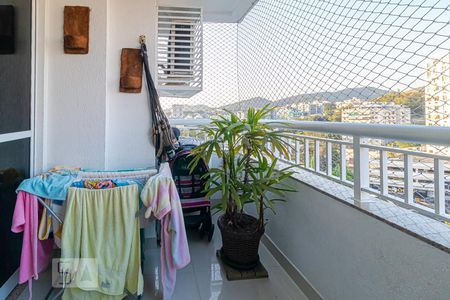 Varanda da Sala de apartamento à venda com 4 quartos, 179m² em Pechincha, Rio de Janeiro