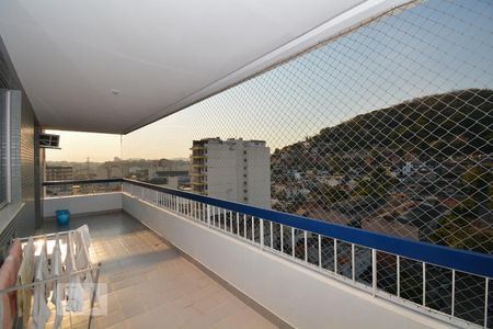 Varanda da Sala de apartamento à venda com 3 quartos, 98m² em Engenho Novo, Rio de Janeiro