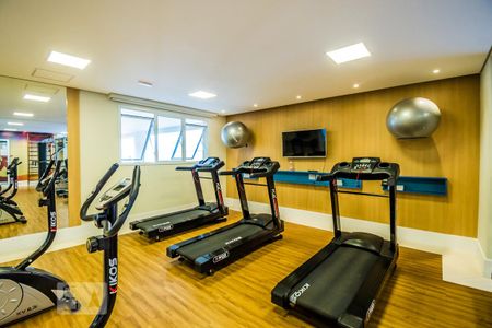 Apartamento para alugar com 46m², 1 quarto e 1 vaga Apartamento para alugar com 46m², 1 quarto e 1 vagaÁrea comum - Academia