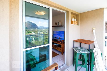 Varanda  de apartamento à venda com 2 quartos, 68m² em Recreio dos Bandeirantes, Rio de Janeiro