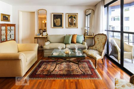 Sala de apartamento para alugar com 2 quartos, 120m² em Moema, São Paulo