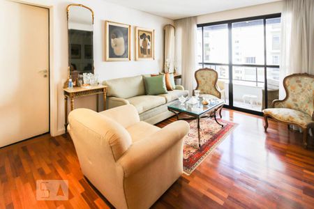 Sala de apartamento para alugar com 2 quartos, 120m² em Moema, São Paulo