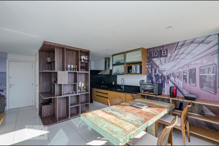 Sala de apartamento para alugar com 1 quarto, 62m² em Vila da Serra, Nova Lima