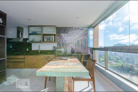 Sala de apartamento para alugar com 1 quarto, 62m² em Vila da Serra, Nova Lima
