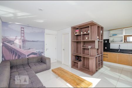 Sala de apartamento para alugar com 1 quarto, 62m² em Vila da Serra, Nova Lima