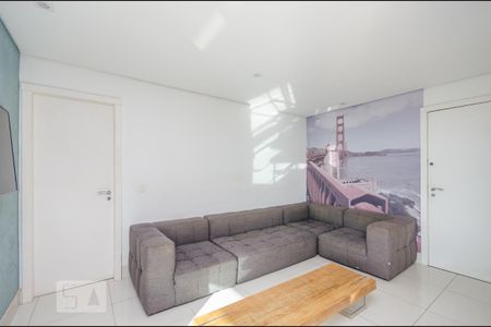 Sala de apartamento para alugar com 1 quarto, 62m² em Vila da Serra, Nova Lima
