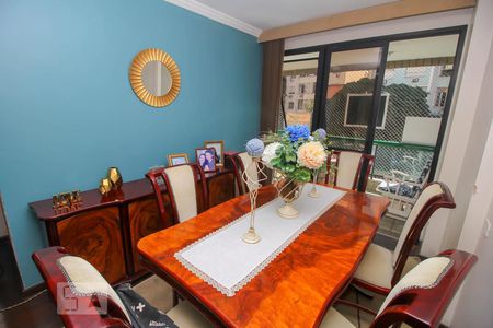 Sala de Jantar de apartamento à venda com 2 quartos, 98m² em Laranjeiras, Rio de Janeiro