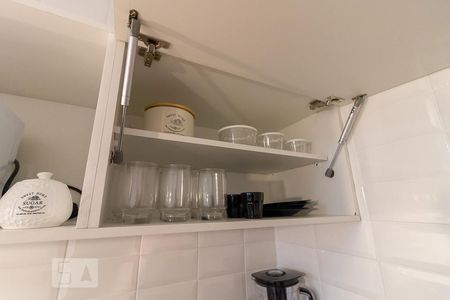 Studio para alugar com 37m², 1 quarto e 1 vagaCozinha - utensílios