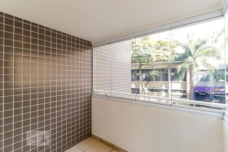 Varanda da Sala de apartamento à venda com 1 quarto, 40m² em Vila Buarque, São Paulo