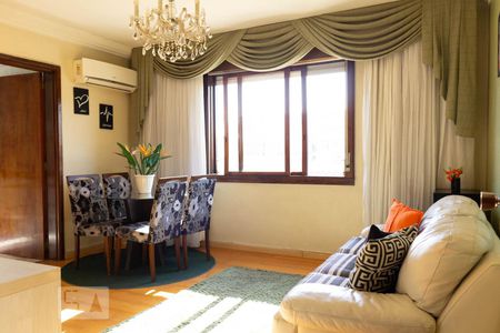 Sala de apartamento à venda com 1 quarto, 49m² em Farroupilha, Porto Alegre