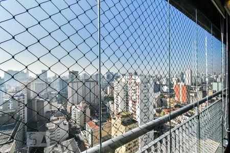 Varanda - Vista de apartamento para alugar com 1 quarto, 36m² em Bela Vista, São Paulo