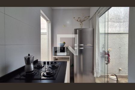 Cozinha  de apartamento à venda com 2 quartos, 50m² em Santa Maria, Santo André