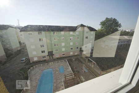 Vista Sala de apartamento à venda com 2 quartos, 51m² em Industrial, Novo Hamburgo