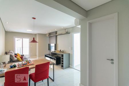 Sala de apartamento à venda com 3 quartos, 96m² em Campestre, Santo André