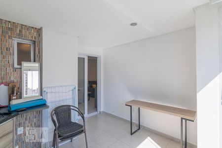 Varanda Gourmet de apartamento à venda com 3 quartos, 96m² em Campestre, Santo André