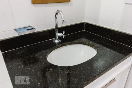Banheiro Pia de apartamento à venda com 1 quarto, 31m² em Barra Funda, São Paulo