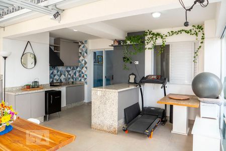 Varanda Gourmet de apartamento à venda com 2 quartos, 93m² em Liberdade, São Paulo