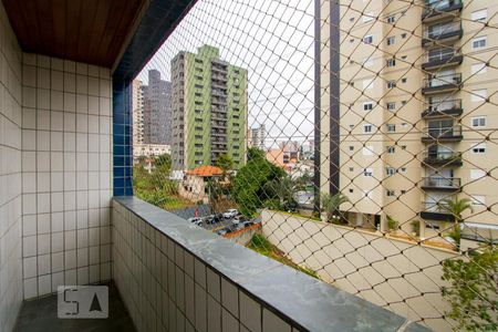 Varanda da sala de apartamento à venda com 3 quartos, 106m² em Vila Bastos, Santo André