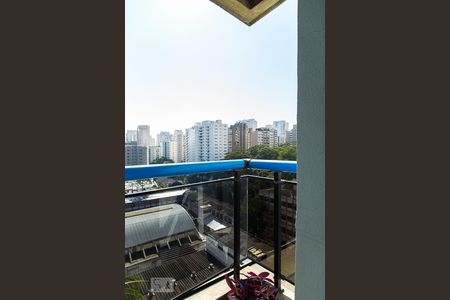 Apartamento à venda com 105m², 3 quartos e 2 vagasVaranda do quarto 2