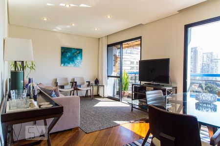 Sala de apartamento à venda com 3 quartos, 105m² em Brooklin, São Paulo