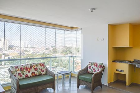 Varanda gourmet de apartamento para alugar com 3 quartos, 130m² em Jardim do Mar, São Bernardo do Campo
