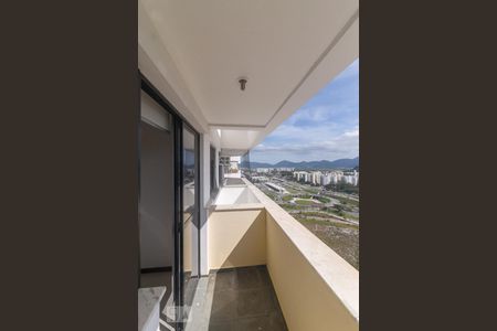 Varanda da Sala de apartamento à venda com 3 quartos, 82m² em Recreio dos Bandeirantes, Rio de Janeiro