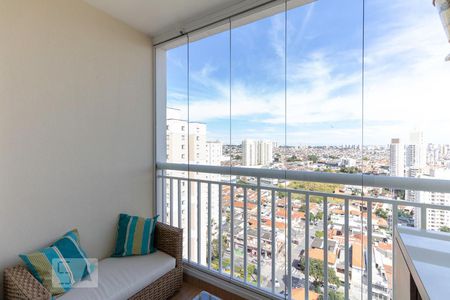 Varanda da Sala de apartamento para alugar com 2 quartos, 65m² em Vila Vera, São Paulo