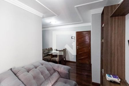 Sala  de apartamento à venda com 2 quartos, 70m² em Castelo, Belo Horizonte