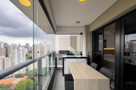 Apartamento para alugar com 38m², 1 quarto e 1 vaga Apartamento para alugar com 38m², 1 quarto e 1 vagaVaranda