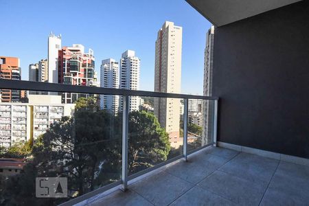 Varanda de kitnet/studio para alugar com 1 quarto, 35m² em Real Parque, São Paulo