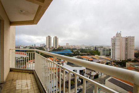 Varanda da sala de apartamento à venda com 3 quartos, 102m² em Silveira, Santo André