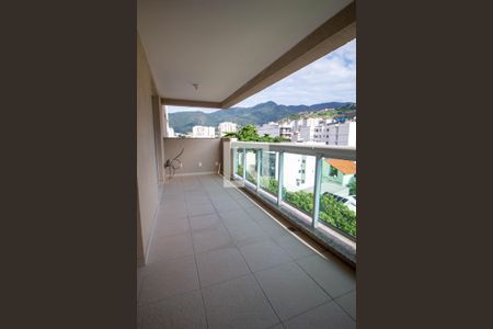 Varanda da Sala de apartamento à venda com 4 quartos, 355m² em Grajau, Rio de Janeiro