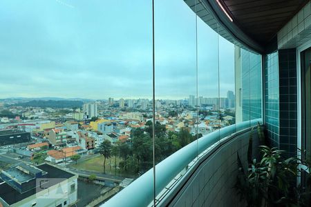 Vista da Sala de apartamento à venda com 3 quartos, 91m² em Vila Pinheirinho, Santo André