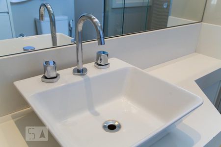 Apartamento para alugar com 97m², 3 quartos e 2 vagasBanheiro da suíte 2 - Torneira