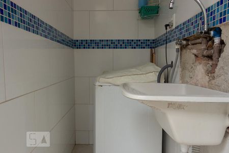 Casa para alugar com 140m², 2 quartos e 1 vagaDetalhe da área de serviço