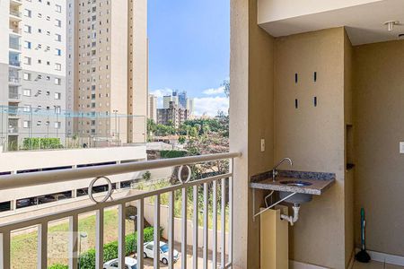 Sacada de apartamento para alugar com 2 quartos, 62m² em Mansões Santo Antônio, Campinas