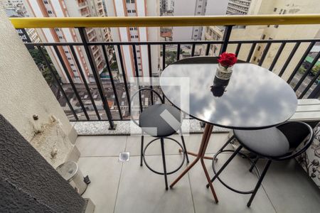 Varanda de kitnet/studio à venda com 1 quarto, 26m² em Campos Elíseos, São Paulo