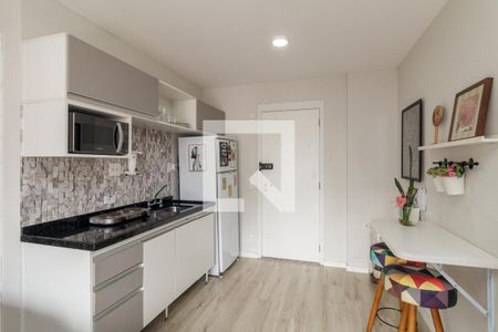 Cozinha de kitnet/studio à venda com 1 quarto, 26m² em Campos Elíseos, São Paulo