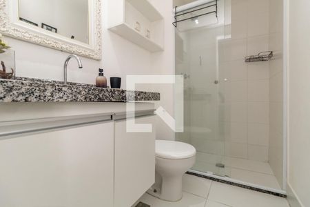 Banheiro de kitnet/studio à venda com 1 quarto, 26m² em Campos Elíseos, São Paulo