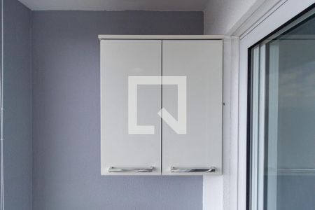 Detalhe - Varanda de apartamento para alugar com 1 quarto, 32m² em Brás, São Paulo