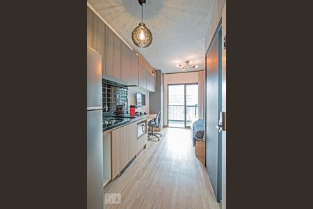 Entrada de kitnet/studio à venda com 1 quarto, 22m² em Jardim das Acácias, São Paulo