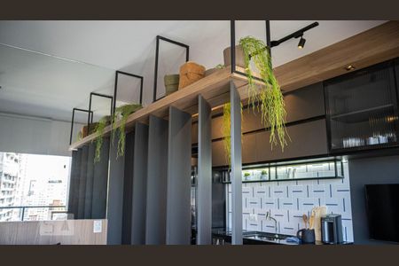 Studio para alugar com 32m², 1 quarto e 1 vagaSeparador de ambiente