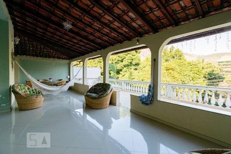 Varanda da Sala de casa à venda com 4 quartos, 564m² em Freguesia de Jacarepaguá, Rio de Janeiro